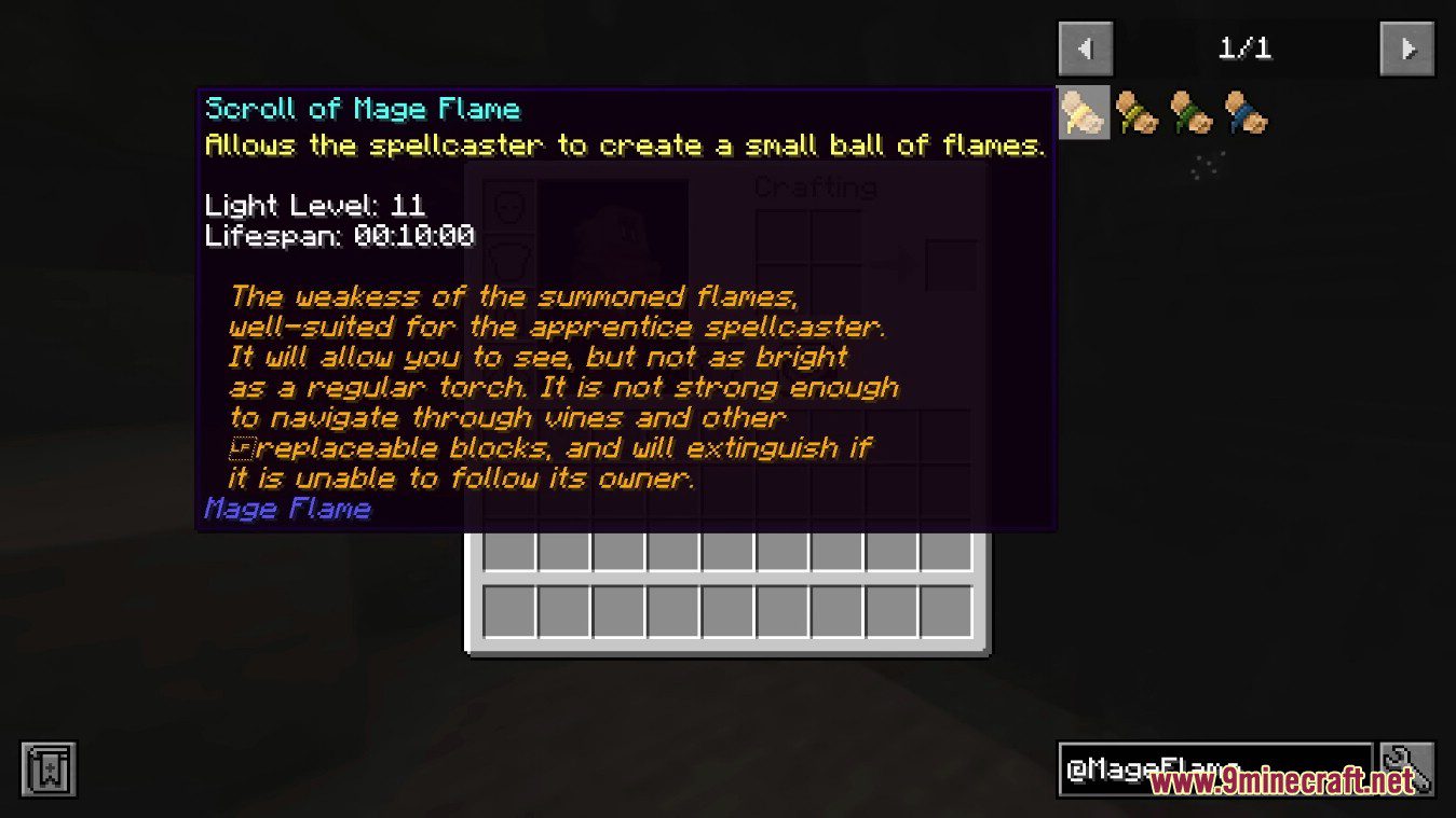 Mage Flame Mod (1.19.4, 1.18.2) - Dynamic Light Sources 2