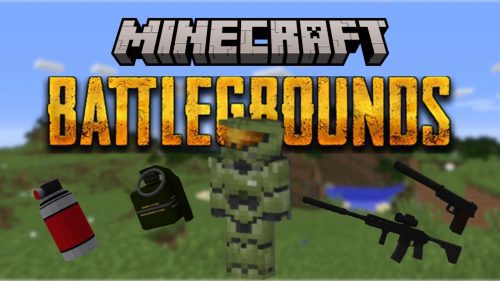 Minecraft Battlegrounds Addon (1.19) – MCPE/Bedrock Mod Thumbnail