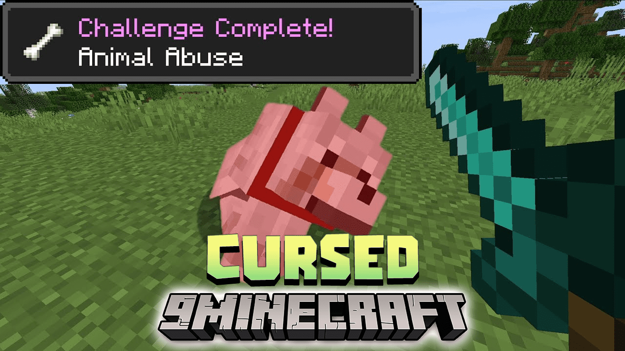 Minecraft But Advancements Are Cursed Data Pack (1.19.4, 1.19.2) 1