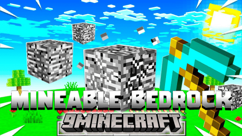 Minecraft But Bedrock Is Mineable Data Pack (1.19.4, 1.19.2) Thumbnail