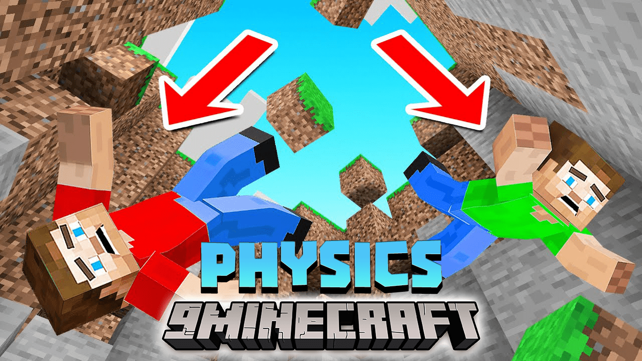 Minecraft But Blocks Have Physic Data Pack (1.19.4, 1.19.2) 1