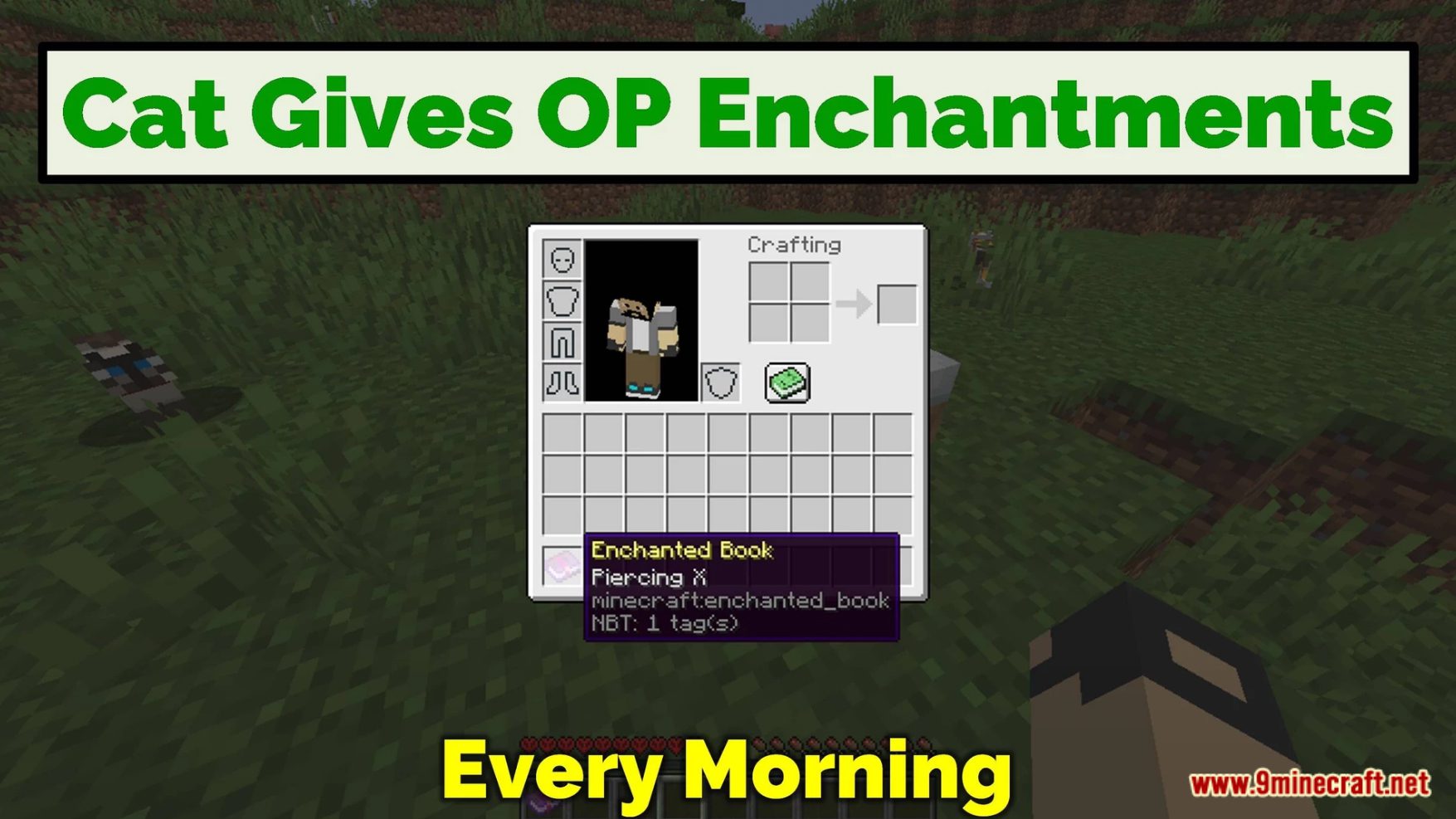 Minecraft But Cat Gives Op Enchantments Data Pack (1.19.4, 1.19.2) 6
