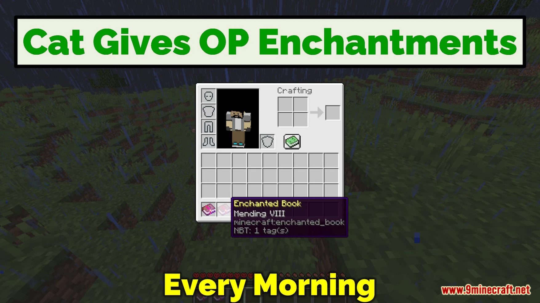 Minecraft But Cat Gives Op Enchantments Data Pack (1.19.4, 1.19.2) 4