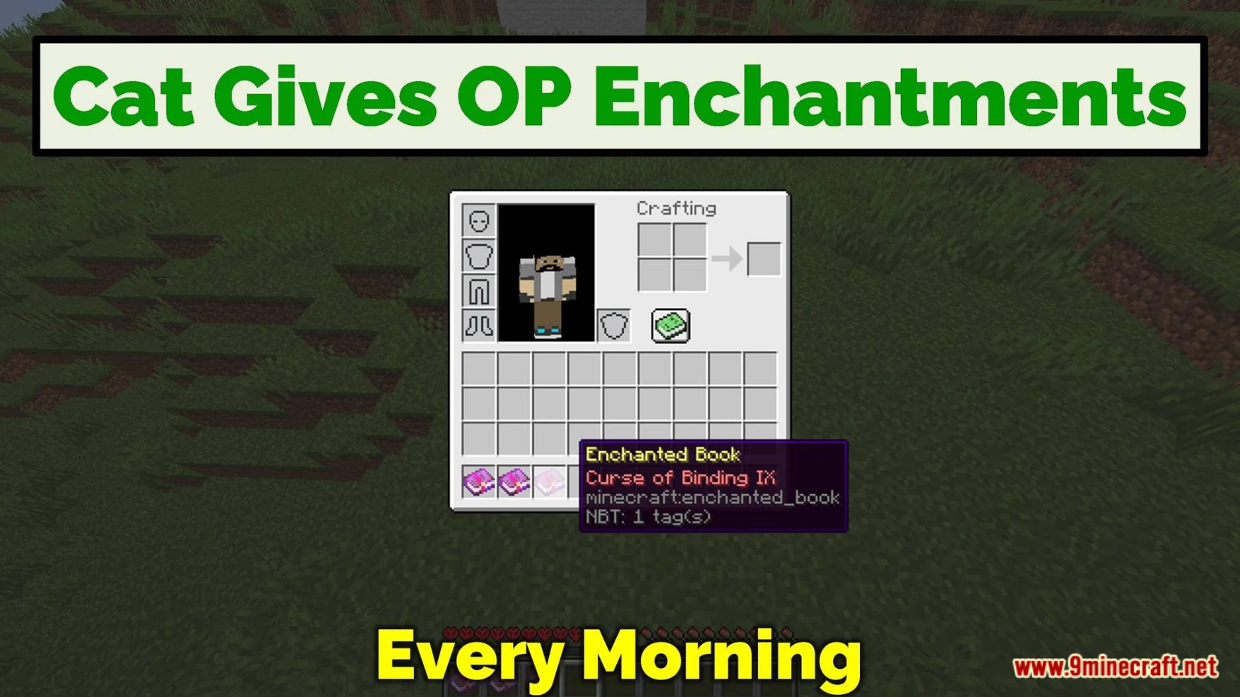 Minecraft But Cat Gives Op Enchantments Data Pack (1.19.4, 1.19.2) 3
