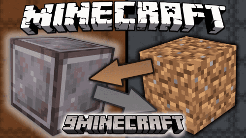 Minecraft But Dirt Is Netherite Data Pack (1.19.4, 1.19.2) Thumbnail