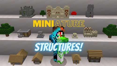 Miniature Structures Addon (1.19) – MCPE/Bedrock Mod Thumbnail
