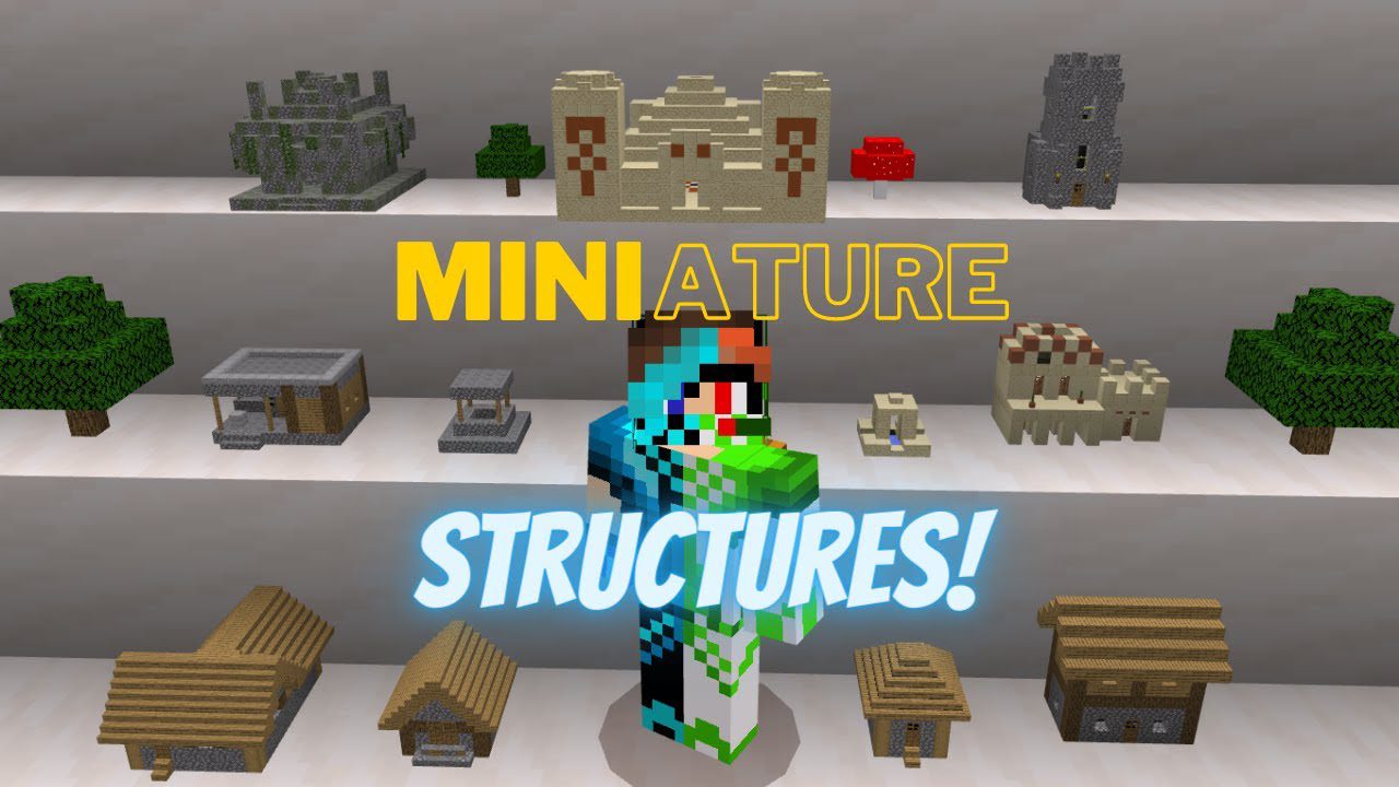 Miniature Structures Addon (1.19) - MCPE/Bedrock Mod 1