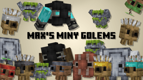 Miny Golems Mod (1.19.2) – Golem from Minecraft Legends Thumbnail