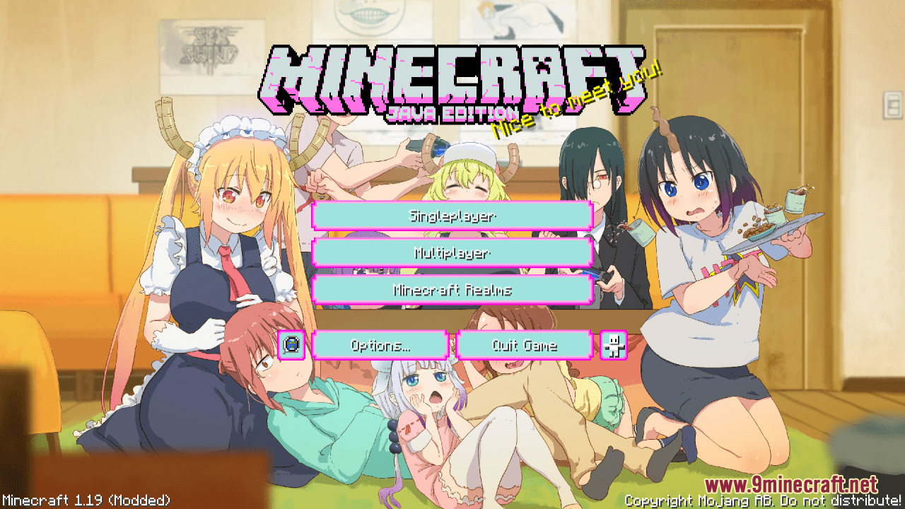 Miss Kobayashi's Dragon Maid Custom GUI Resource Pack (1.20.6, 1.20.1) - Texture Pack 3