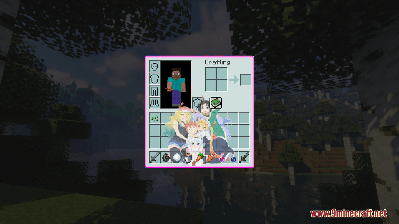 Miss Kobayashi's Dragon Maid Custom GUI Resource Pack (1.20.6, 1.20.1) - Texture Pack 10