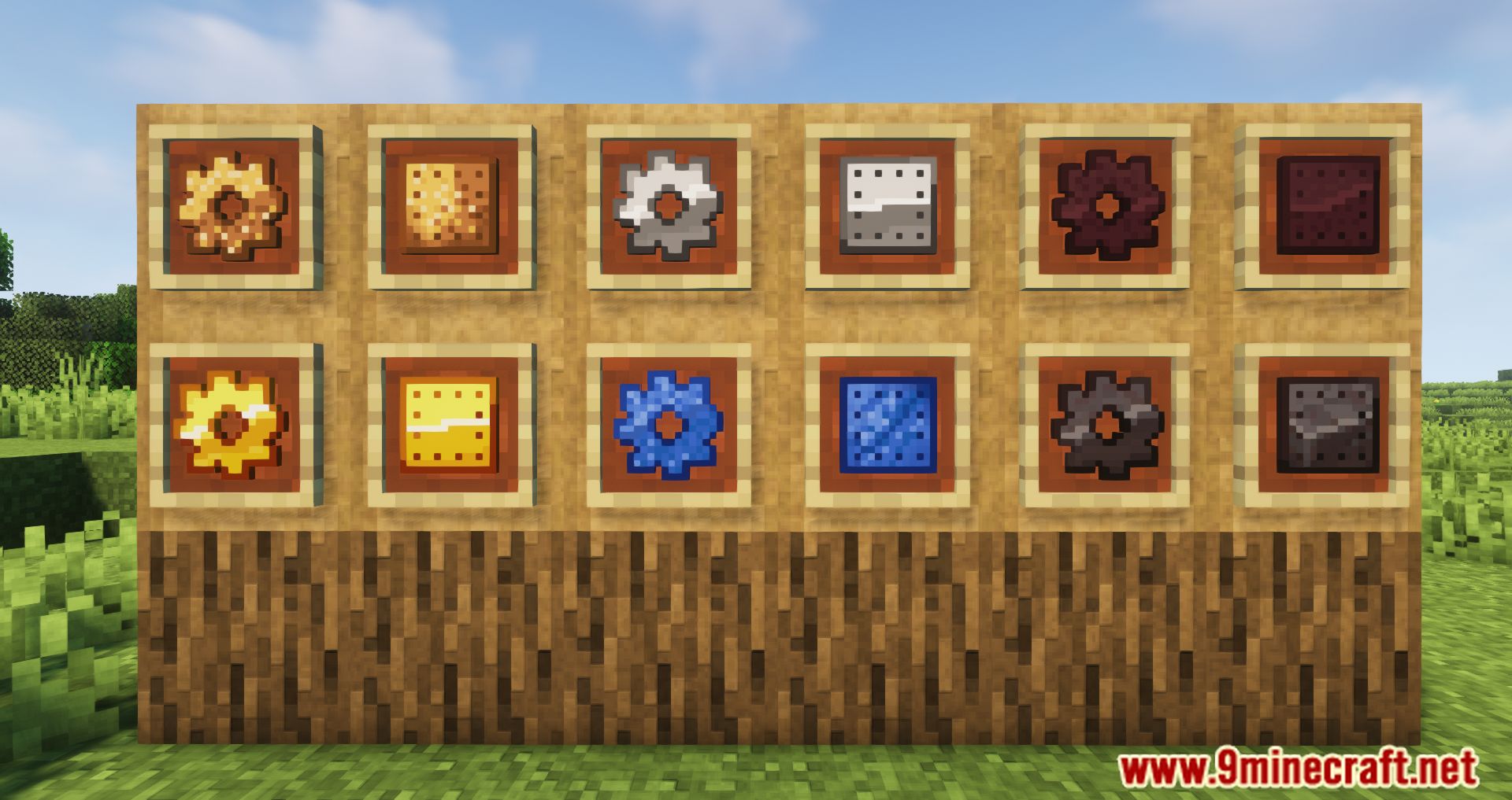 More Plates Revamped Mod (1.16.5, 1.15.2) - Gears, Plates and Rods 4