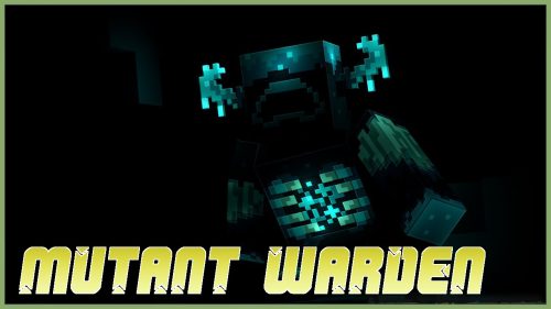 Mutant Warden Addon (1.19) – MCPE/Bedrock Mod Thumbnail