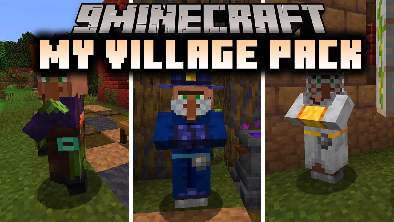 My Village Pack Mod (1.19.2, 1.18.2) - New Villages and Villagers 1