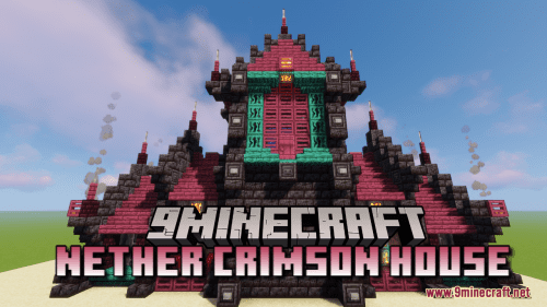 Nether Crimson House Map (1.20.2, 1.19.4) – Fresh From The Nether Thumbnail