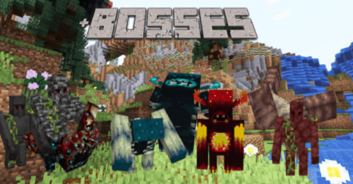 New Bosses Addon (1.19) – MCPE/Bedrock Mod Thumbnail