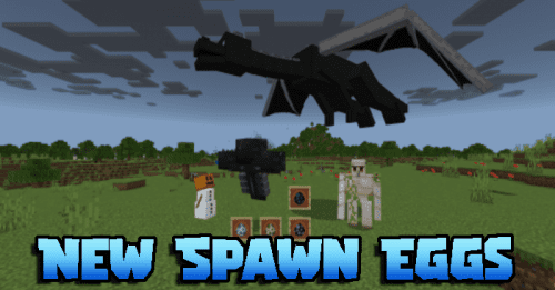 New Spawn Eggs Addon (1.19) – MCPE/Bedrock Mod Thumbnail