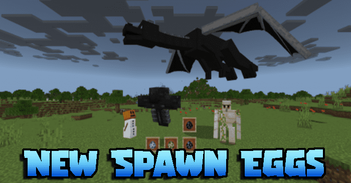 New Spawn Eggs Addon (1.19) - MCPE/Bedrock Mod 1