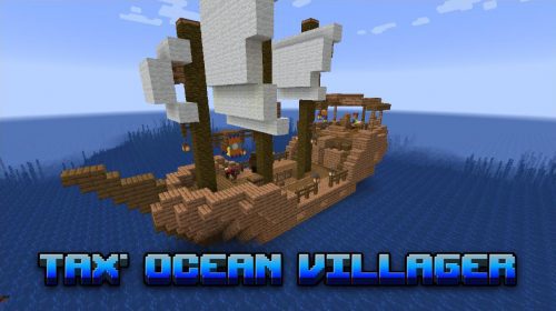 Ocean Villager Mod (1.20.4, 1.19.4) – New Ships and Villagers Thumbnail