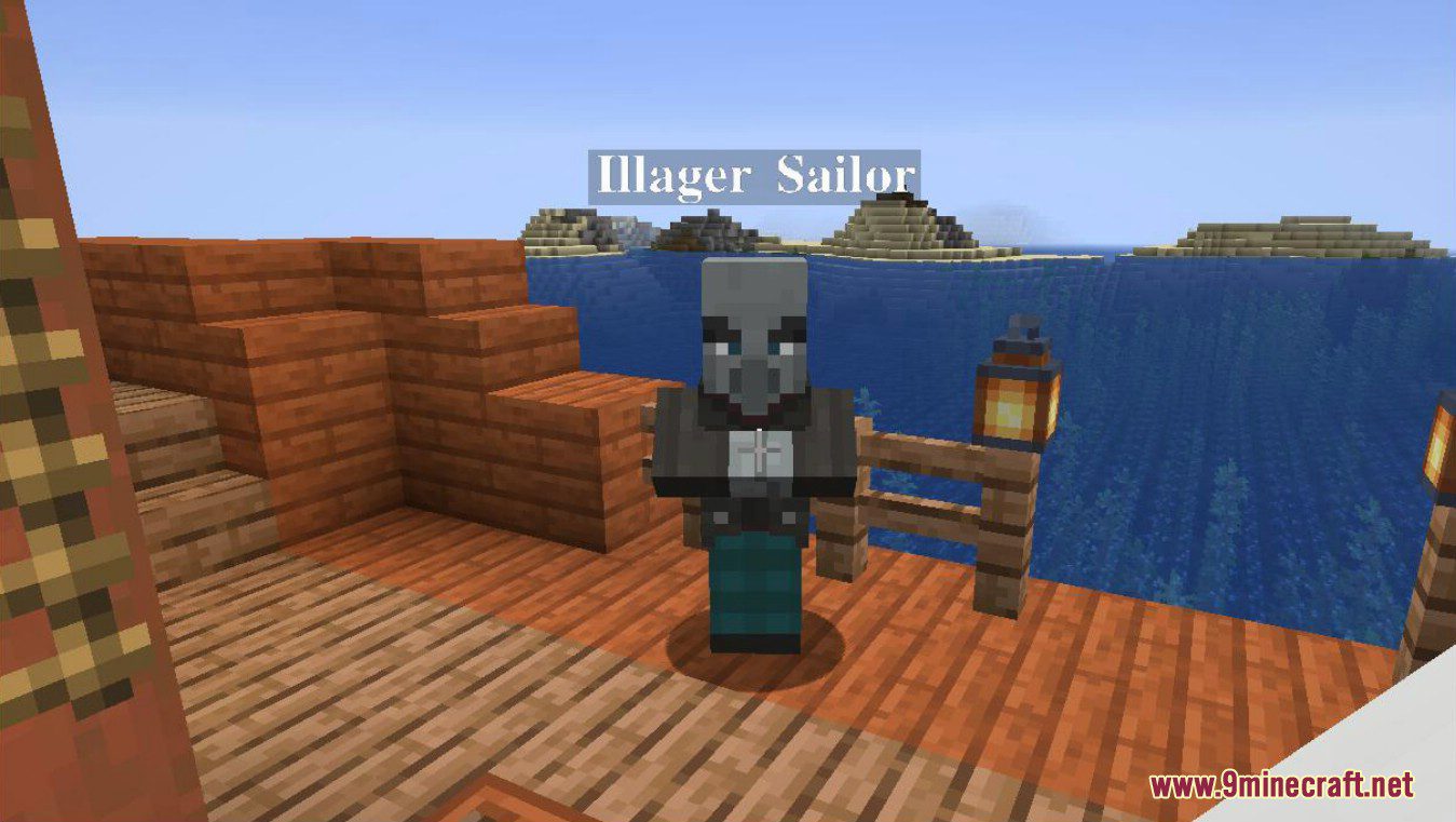 Ocean Villager Mod (1.20.4, 1.19.4) - New Ships and Villagers 11