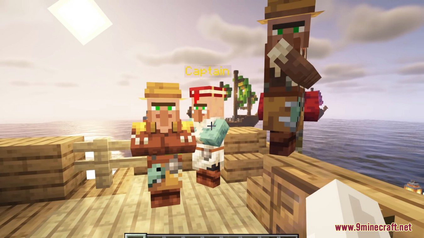 Ocean Villager Mod (1.20.4, 1.19.4) - New Ships and Villagers 14