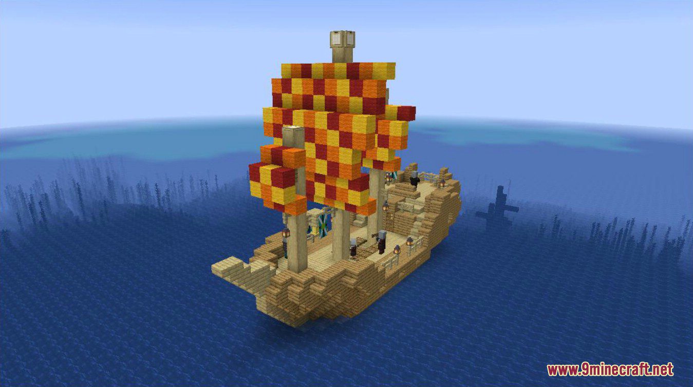 Ocean Villager Mod (1.19.3, 1.18.2) - New Ships and Villagers 3