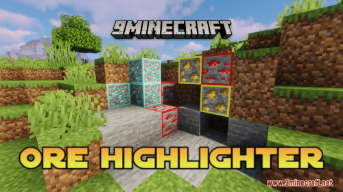 Ore Highlighter Resource Pack (1.20.6, 1.20.1) – Texture Pack Thumbnail