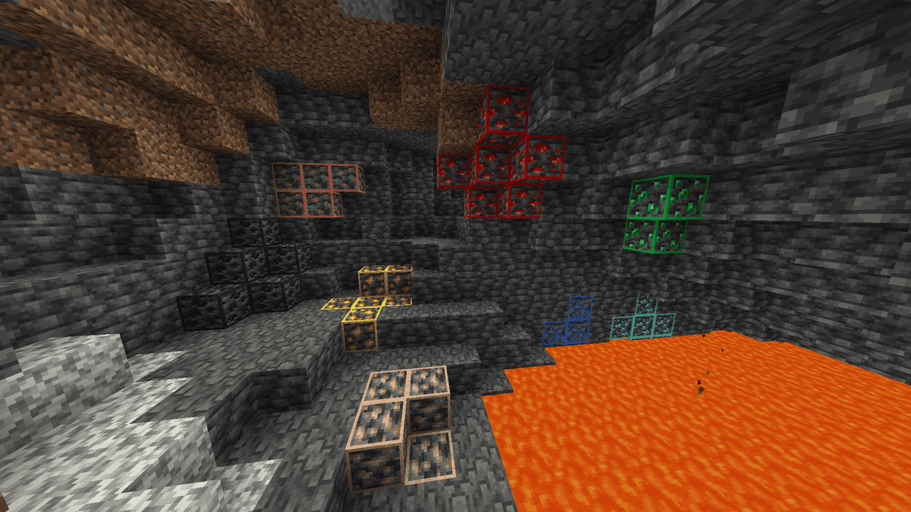 Ore Highlighter Texture Pack (1.19) - Ore Outline for Java/Bedrock 3