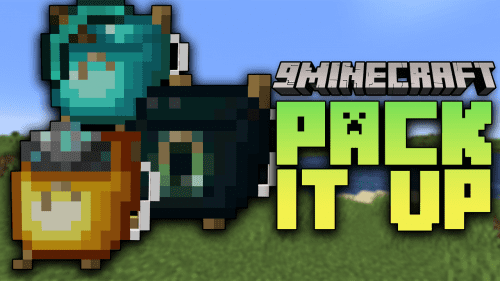 Pack It Up! Mod (1.20.1, 1.19.4) – A Simple Backpack Mod Thumbnail