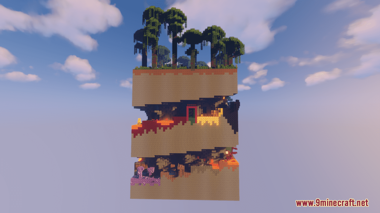 Parkour Square Map (1.21.1, 1.20.1) - Can You Reach The Top? 3