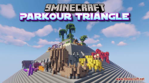 Parkour Triangle Map (1.21.1, 1.20.1) – Reach To The Top! Thumbnail