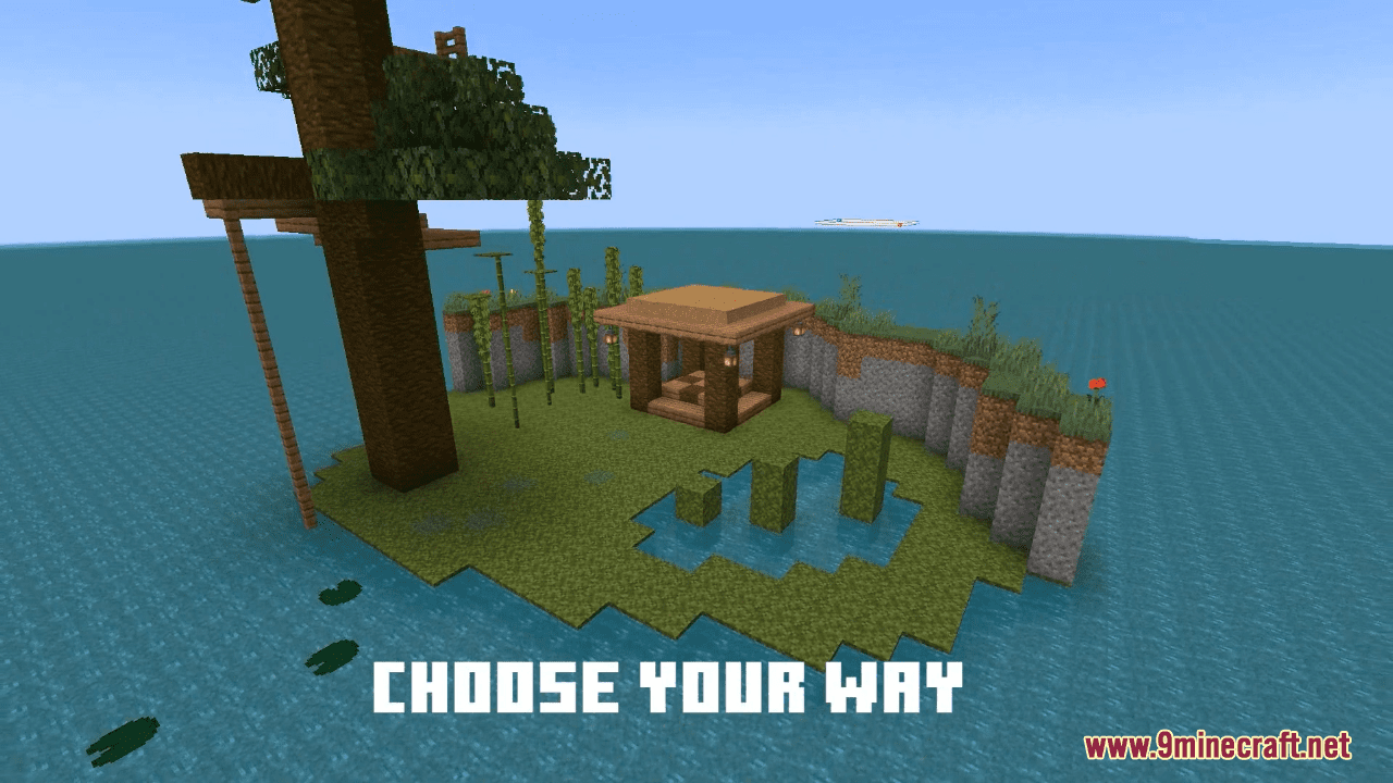 Parkour Ways Map (1.21.1, 1.20.1) - Choose Your Own Path 4