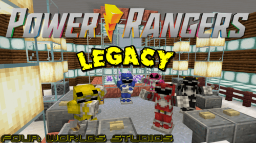 Power Rangers Legacy Addon (1.19) – MCPE/Bedrock Mod Thumbnail
