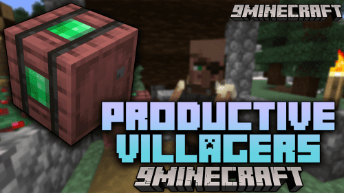 Productive Villagers Mod (1.20.1, 1.19.2) – Make Villagers More Productive! Thumbnail