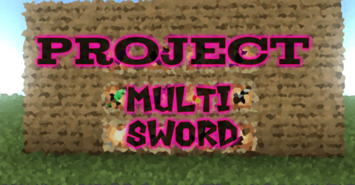 Project: MultiSword Addon (1.19) - MCPE/Bedrock Mod 1