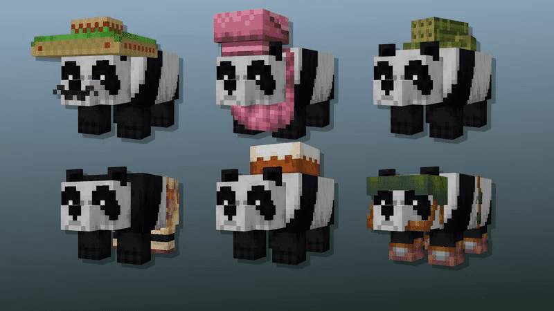 Puffier Pandas Texture Pack (1.19) - MCPE/Bedrock 10