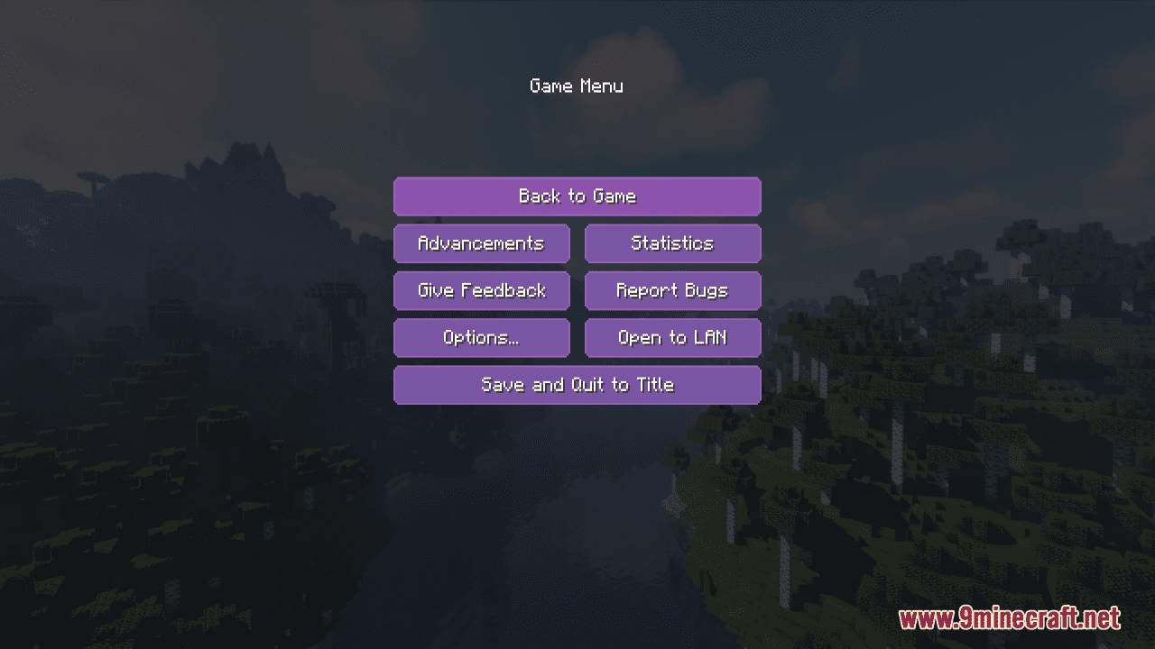 Purple GUI Resource Pack (1.19.4, 1.19.2) - Texture Pack 12