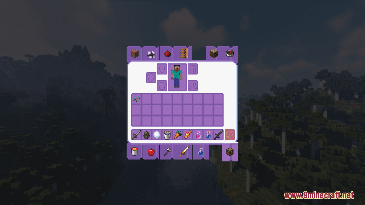 Purple GUI Resource Pack (1.19.4, 1.19.2) - Texture Pack 9