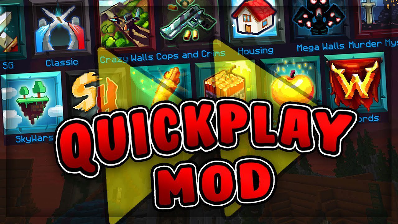 Quickplay Mod (1.12.2, 1.8.9) - Quickly Join Games on the Network 1