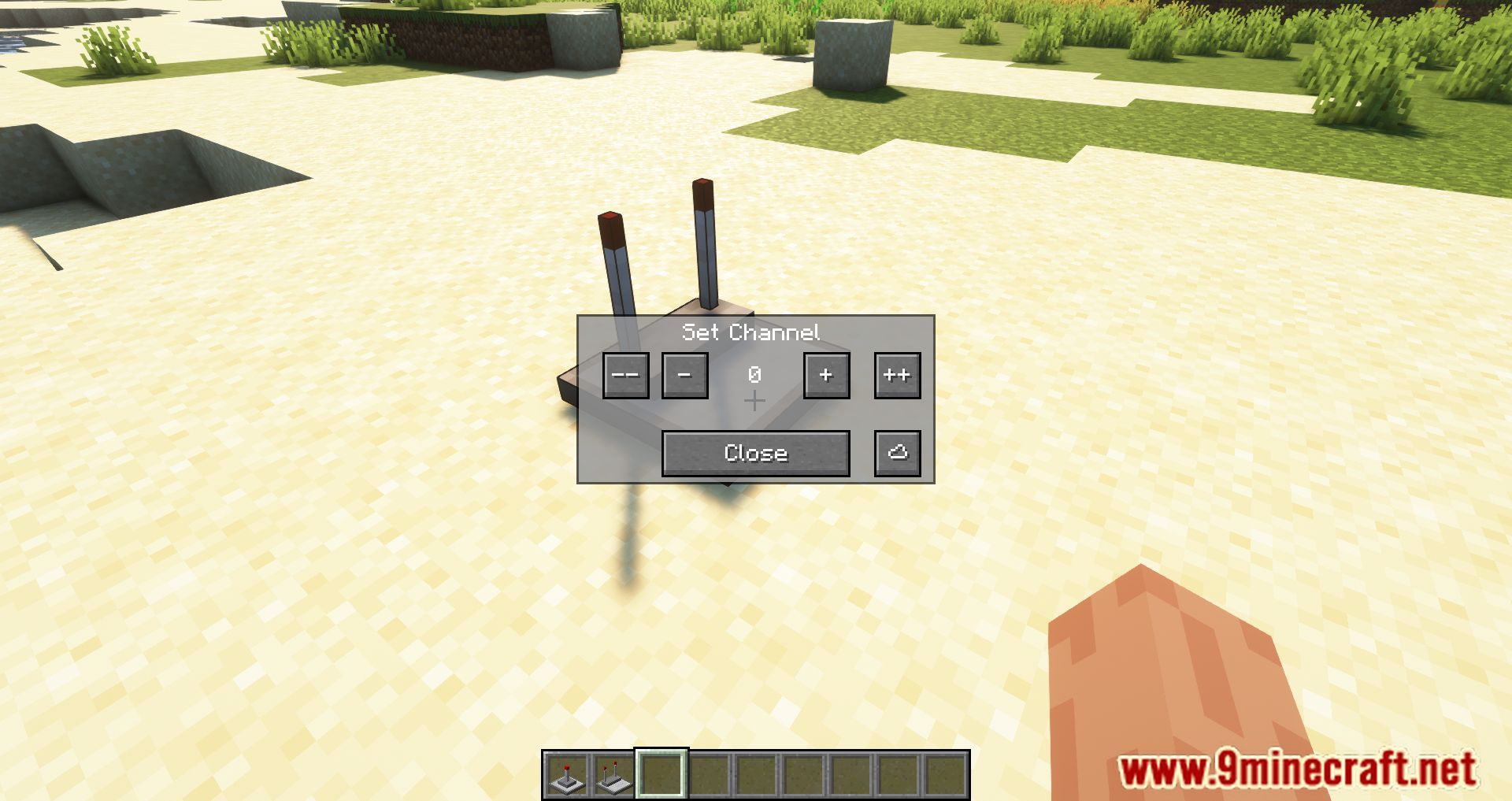 Ranged Wireless Redstone Mod (1.20.1, 1.19.3) - Transmit And Receive Redstone Waves 3