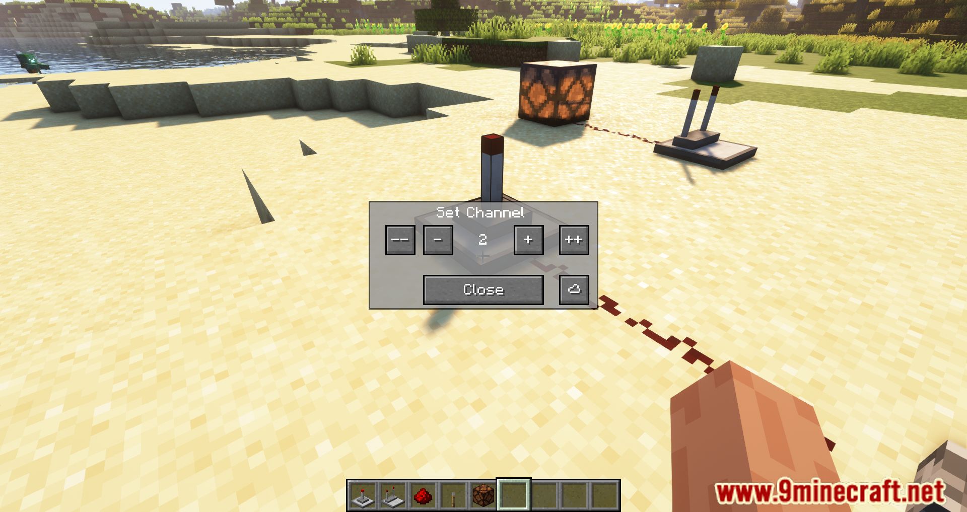 Ranged Wireless Redstone Mod (1.20.1, 1.19.3) - Transmit And Receive Redstone Waves 4