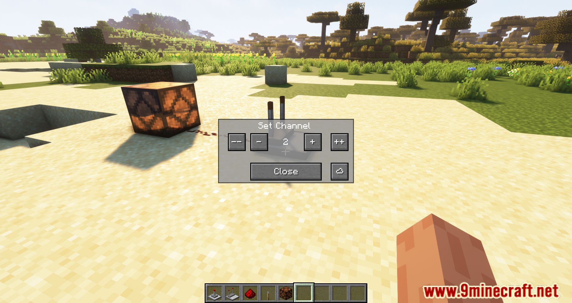 Ranged Wireless Redstone Mod (1.20.1, 1.19.3) - Transmit And Receive Redstone Waves 5