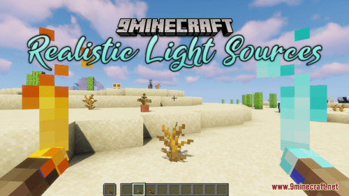 Realistic Light Sources Resource Pack (1.20.6, 1.20.1) – Texture Pack Thumbnail