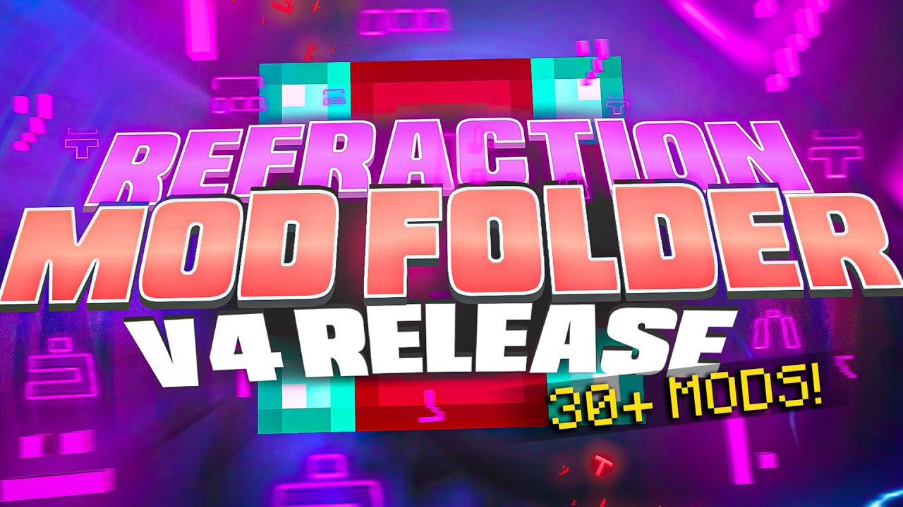 Refraction Mod Folder (1.8.9) - Best Mods for Hypixel SkyBlock & Minecraft PvP 1