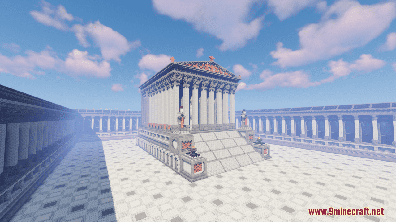 Roman Temple Sanctuary Map (1.21.1, 1.20.1) - Temple of The Divine Trajan 5