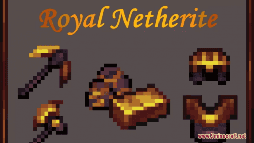 Royal Netherite Resource Pack (1.20.6, 1.20.1) – Texture Pack Thumbnail