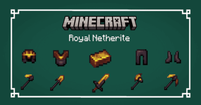 Royal Netherite Texture Pack (1.19) - Java/Bedrock 1