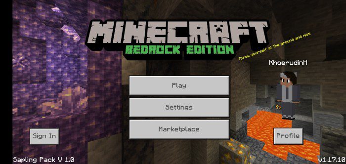 Sapling Texture Pack (1.20, 1.19) - MCPE/Bedrock 2