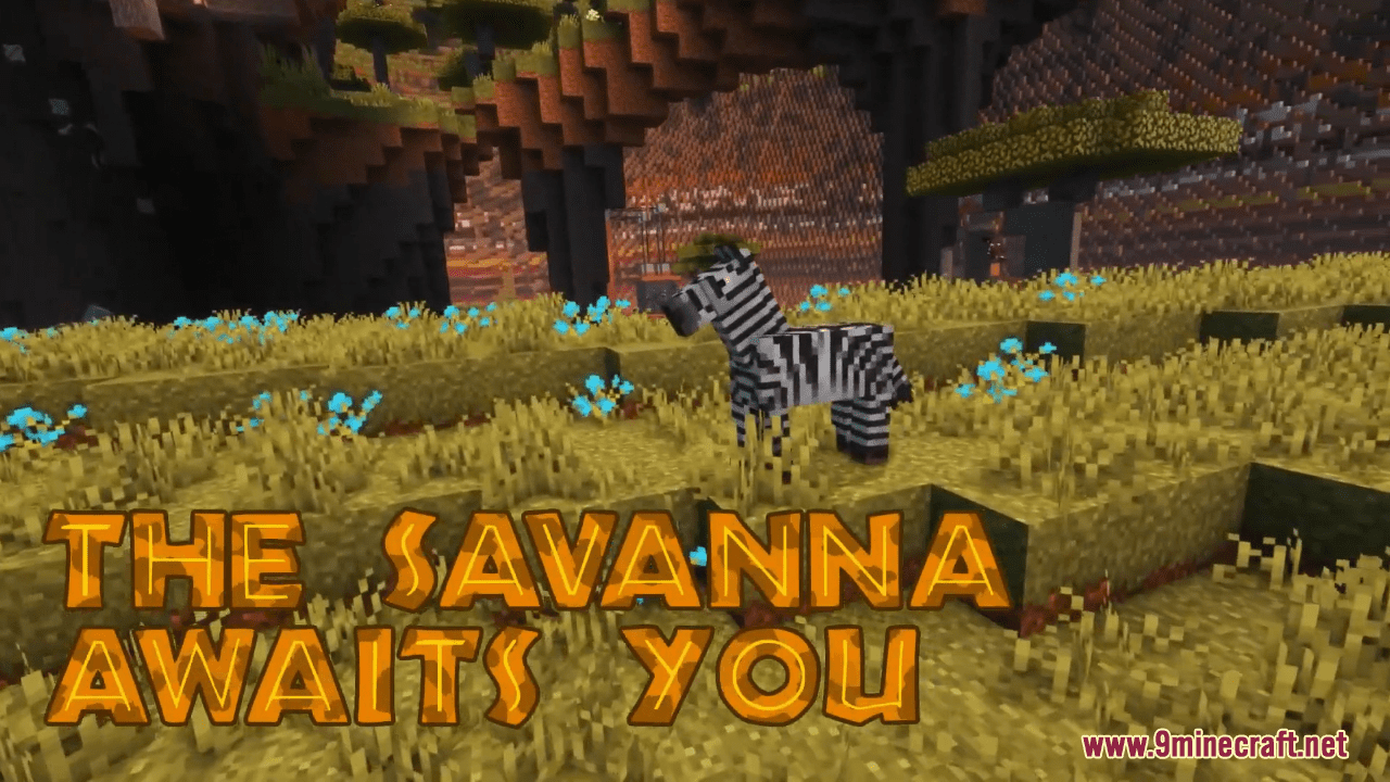 Savanna Scramble Map (1.21.1, 1.20.1) - Let's Go To Africa! 9