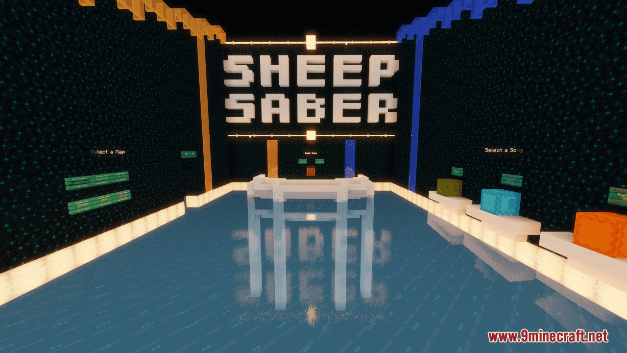 Sheep Saber Map (1.21.1, 1.20.1) - Beat Saber But With Sheeps! 4