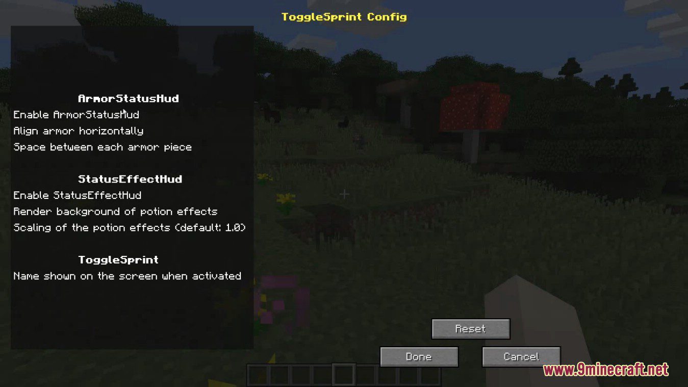 Simple Collection Mods (1.8.9) - Sprint, HUD Features for Hypixel 5